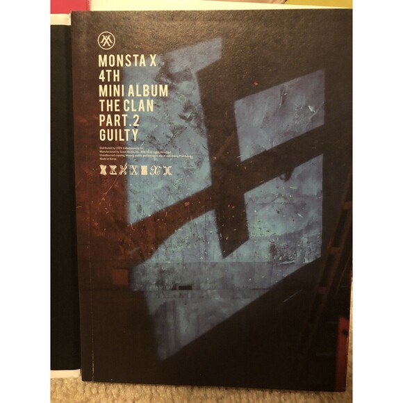 Monsta X The Clan Part 2 Guilty Album Kpop Music CD - Picture 3 of 8